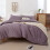 Boho Comforter Set Full Size Dusty Purple 3 pcs 1