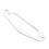 Flat Single Coil Pickup Ring for Electric Guitar 1 Pc 4