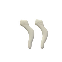 Silicone Ear Hooks for Sunglasses Eyeglasses White