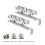 Sliding Door Folding Partition 2.5 mm Thickness 6