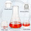 Erlenmeyer Flask Narrow Mouth 100ml Borosilicate Glass with 5