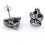 Punk Wolf Stud Earrings Stainless Steel 1 Pair 3