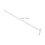 Office Hanging File System Rods White Metal 10Pcs 7
