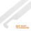 Office Hanging File System Rods White Metal 10Pcs 8