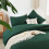 California King Comforter Set Emerald Green 3 pcs 6