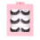 Synthetic False Eyelashes Curly Thick Realistic 3 Pairs 1