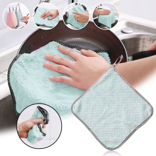 Household Cleaning Cloth Kitchen Dish Towel Non-Stick 1