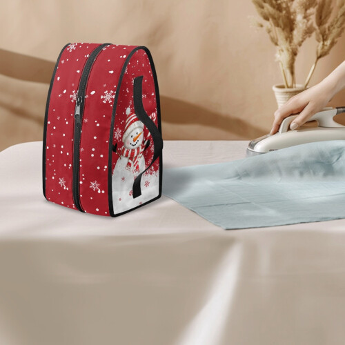 Travel Iron Storage Case Lightweight Snowflake Design Bag 2