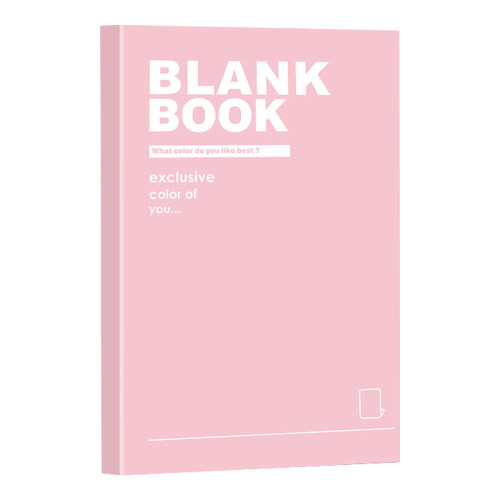 A5 Blank Notebook 128 Pages 80 GSM Lay-Flat Soft Cover