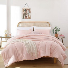 Boho Pink Comforter Set Full Size 3pcs