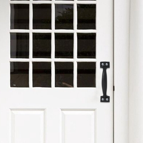Barn Door Handle Rust-Resistant Metal Pull for Garage Shed 2