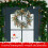 Artificial Christmas Wreath Frosted Pine Branches 3