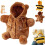 Cat and Puppy Plush Winter Backpack Bear or Bee Design 1