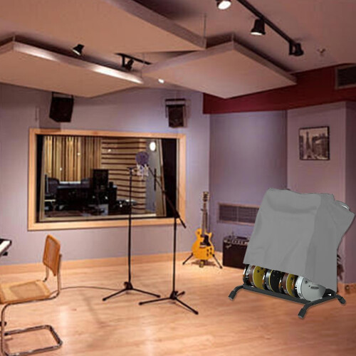 Guitar Stand Cover Aerated Design Gray 2