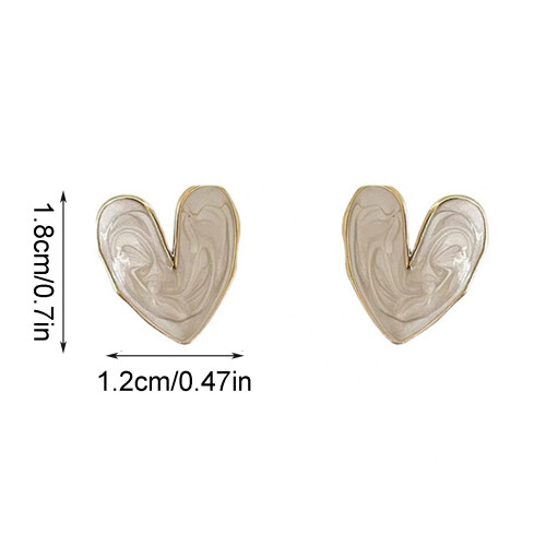 Silver Needle Drop Flower Stud Earrings 1