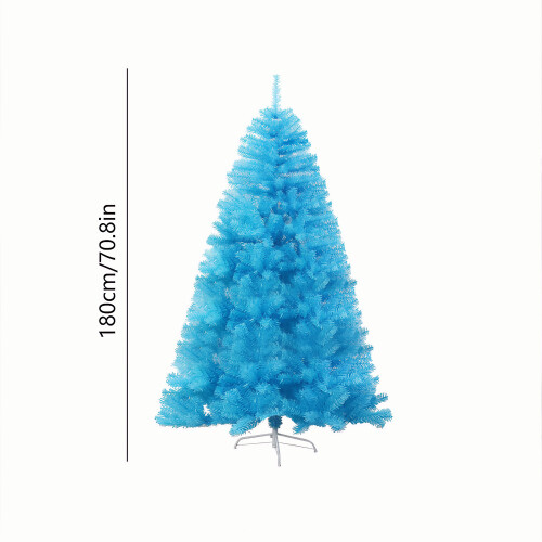 Artificial Christmas Tree Blue 6.9 Ft 1000 Branches with 1
