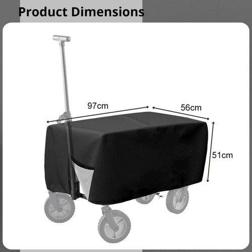 Folding Wagon Cover Waterproof 600D Oxford Fabric 1