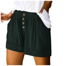 Women's Denim Bermuda Shorts Mid-Rise Vintage Style with
