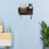 Wall Mount Key Hooks Iron Wood 6 Hooks Brown 6