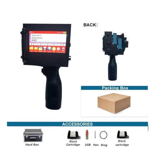 Handheld Inkjet Printer 50.8 mm Portable QR Code Barcode 1