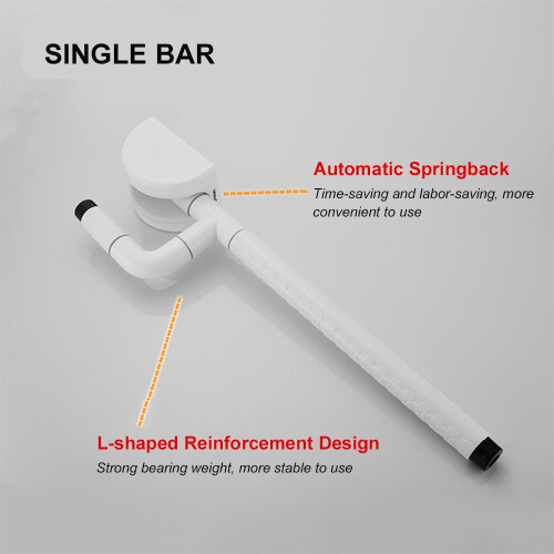 Foldable Toilet Grab Bar Stainless Steel 265 lbs 1