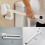 Foldable Toilet Grab Bar Stainless Steel 265 lbs 7