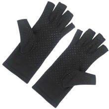 MLINS Thin Protective Half-Finger Gloves Black 19.5 x 7.5 cm