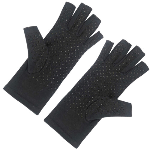 MLINS Thin Protective Half-Finger Gloves Black 19.5 x 7.5 cm