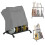 Guitar Stand Cover Aerated Design Gray 6