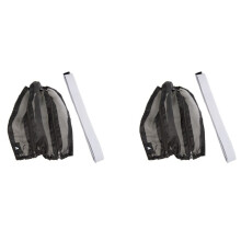 2X Zipper-Type Nylon Mesh Cover Chassis Dust Water Proof Net Cover for TT-01 TT-02 TT01 TT02 1/10 RC Car