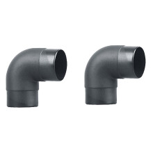 2pz 60mm Auto Riscaldatore Ad Aria Condotto Tubo di Sfiato Aria di Uscita L Forma Gomito Bend Tubo di Scarico Connettore per Webasto Eberspaecher