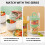 Salad Container Portable Leak-Proof Layered Bowl Green 6