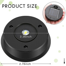 12 Pezzi di Ricambio per Luci Solari Top 7 Lumen Parti di Lanterne Solari LED per Pannelli Solari per Lanterne Luci