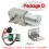 JGY370 Worm Gear Motor with Bracket, Speed Controller and 5