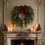 Christmas Wreath Artificial Winter Green 24 Inch 1