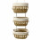 Hanging Baskets Organizer 3-Tier Boho Woven Cotton 2