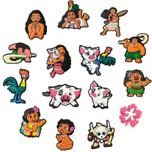 Moana PVC Shoe Charms Pack 15 Pieces