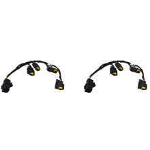 2X Ignition Coil Extension Wire Harness 27350-2B000 for Accent Rio Soul Ceed Cerato Spectra