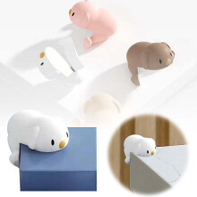 Silicone Table Corner Protectors Clear 4-Pack