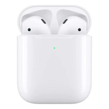 Estojo de carregamento de substituição compatível com AirPods 1 e 2, com botão de emparelhamento Bluetooth para conexão rápid