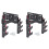 2X Supporto per Spada Supporto per Spada Supporto per Spada Supporto per Spada Samurai Giapponese Appendiabiti E Spade Standard - 4 Livelli 1