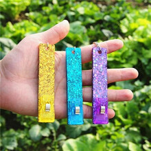 Credit Card Puller Silicone Resin Mold, 20 Assorted Color Acrylic Debit Bank Card Grabber, Card Grabber for Long Nails