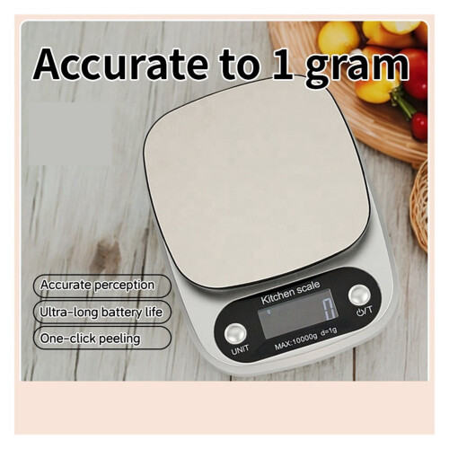 Electronic Kitchen Scale Stainless Steel 0.1g Precision 2