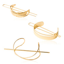 Gold Hairpin for Women and Girls 3 Styles