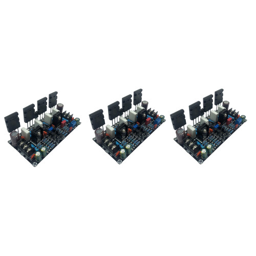 3X Monokraft Förstärkare Board 1943+5200 Hög  200W Efter Rörförstärkarkort