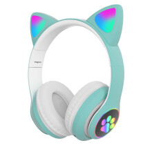 Cuffie wireless Bluetooth 5.0 per bambini con luci LED,