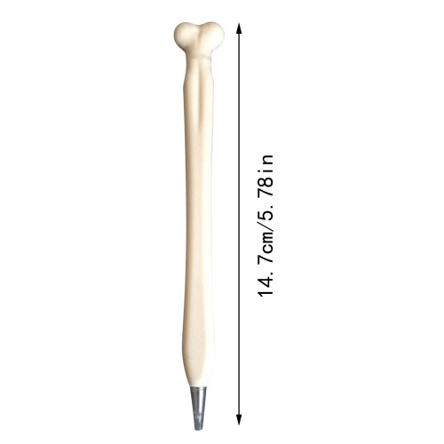 Anatomy Pen White Bone Model Black Ink Refill 1pc 1