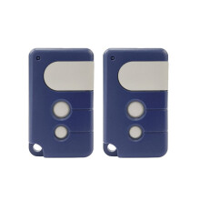 Twee afstandsbedieningen voor garagedeuren, 433,92 MHz, 3-knops garagedeuropener, compatibel met de modellen 94335E, 84335E,