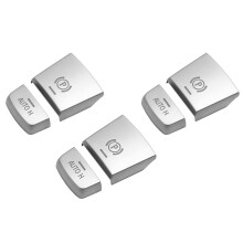 3X ABS Chrome Electronic Hand Brake P Button Decoration Cover for  F10 F07 F01 X3 F25 X4 F26 F11 F06 X5 F15 X6 F16