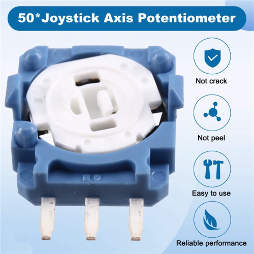 50PCS for PS5 Joystick Axis Potentiometer 3D Analog Stick Button Sensor Micro   for DualSense Controller 1